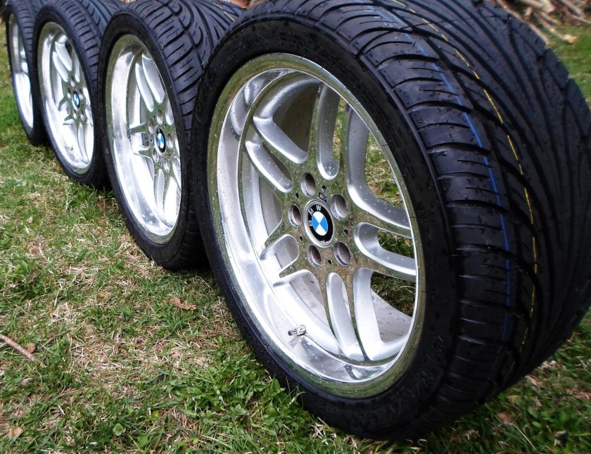 Разноширокие колеса на БМВ