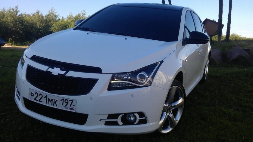 Chevrolet Cruze белый тюнинг