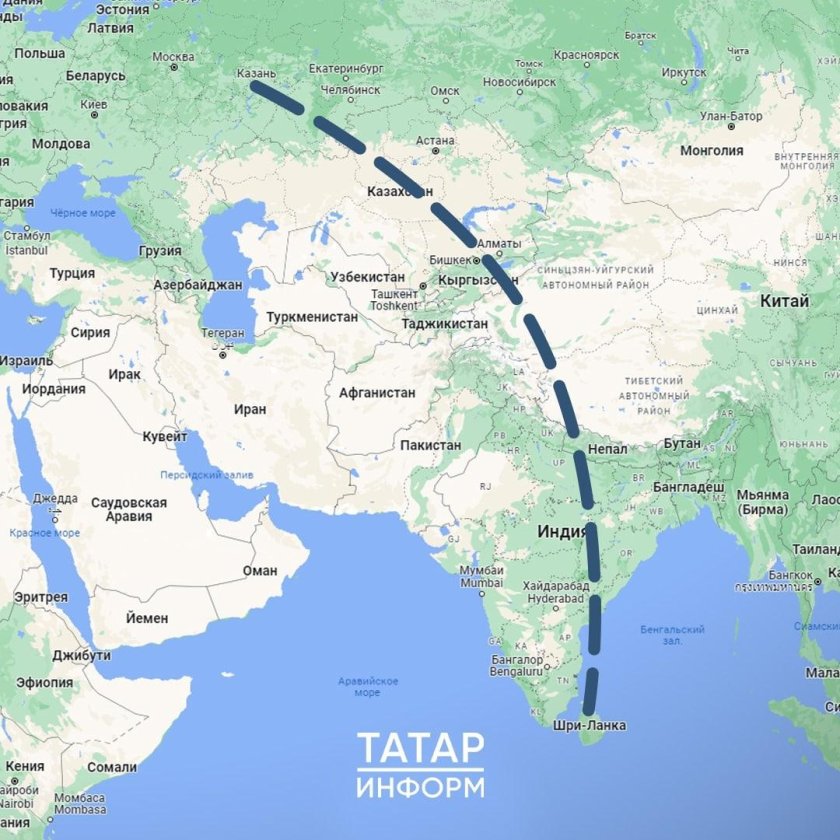 Маршрут полета