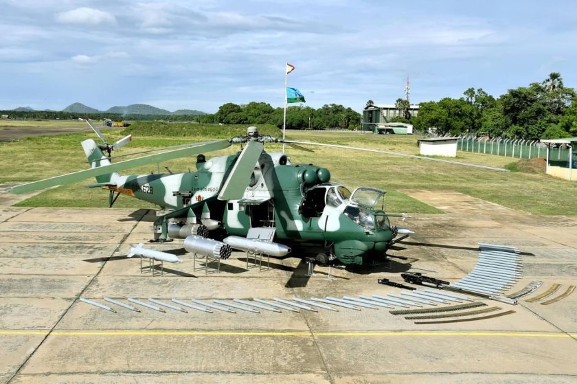 ВВС Шри Ланки боевой вылет