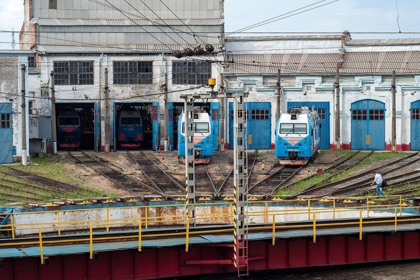 Локомотивное депо Кропоткин