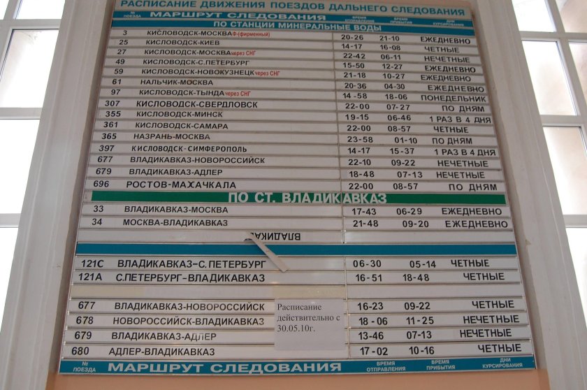 Автовокзал Владикавказ Нальчик