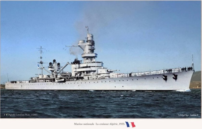 Французский крейсер Алжир