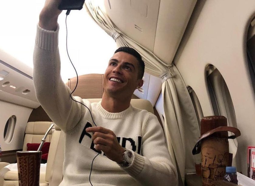 Криштьяно Роналдо селфи