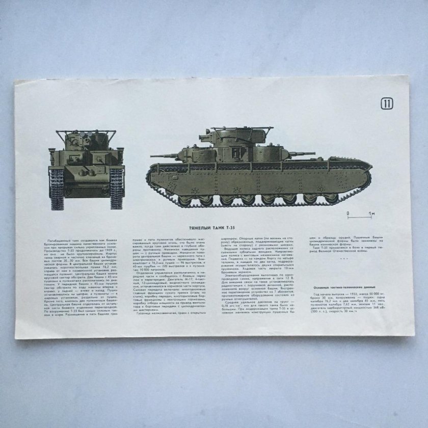 Танк т-35 с коническими башнями