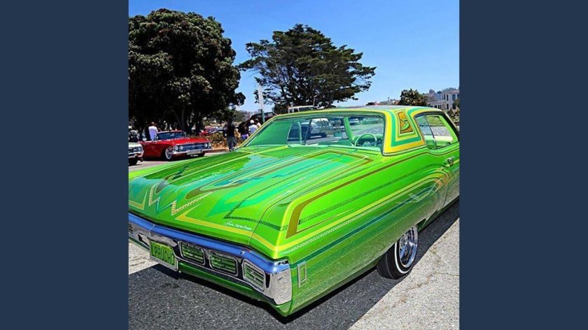 Лоурайдер зеленый