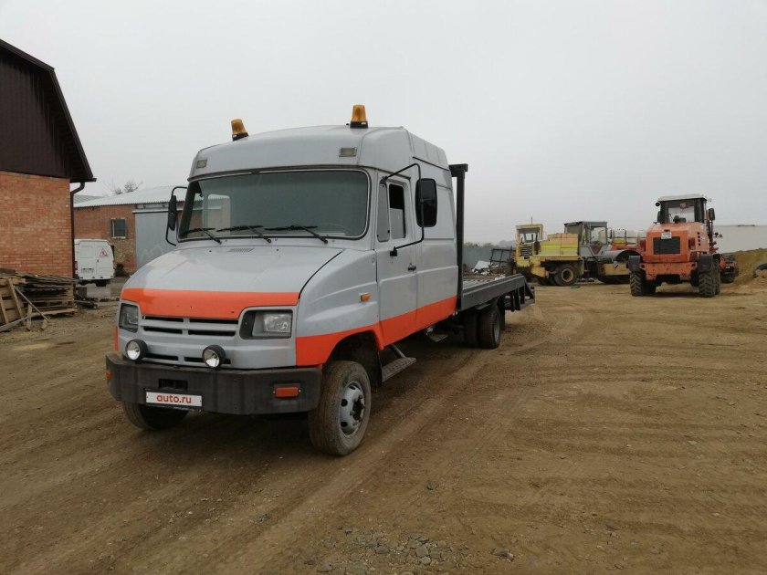 Зил бычок эвакуатор со сдвижной платформой