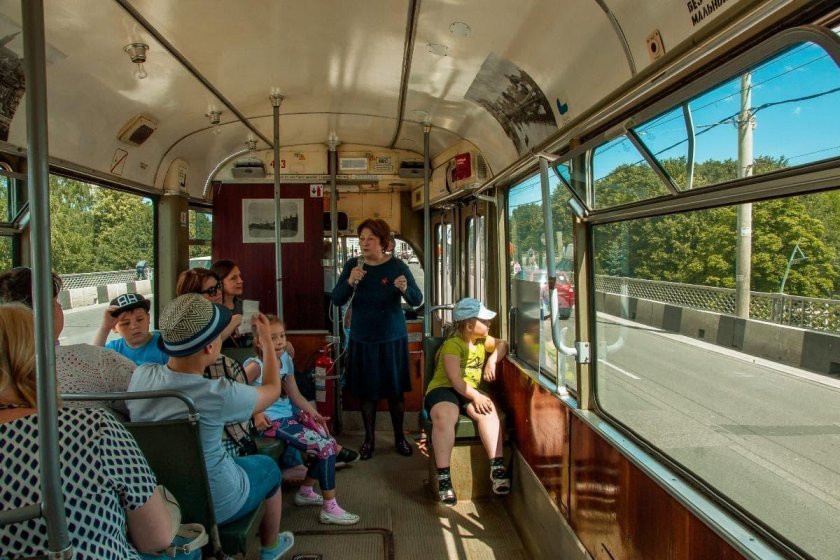 Дюваг ретро трамвай Калининград