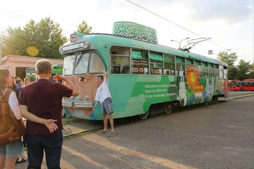 Трамвай тюбетейка Казань