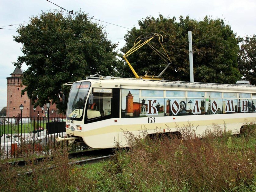 Экскурсионный трамвай в Коломне