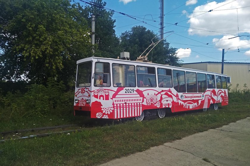 Экскурсионный трамвай в Новосибирске