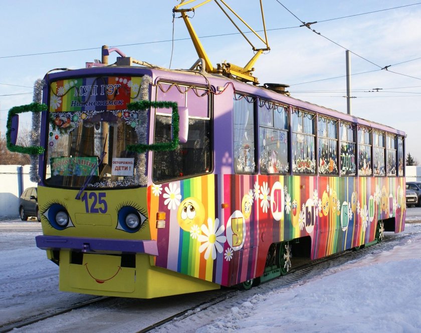 Детский трамвай