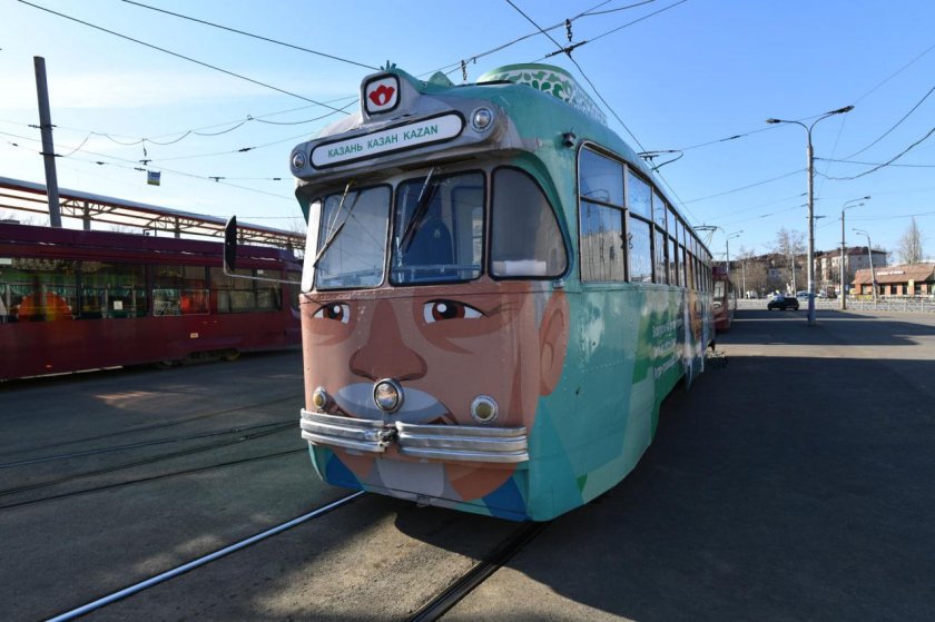 Трамвай тюбетейка Казань