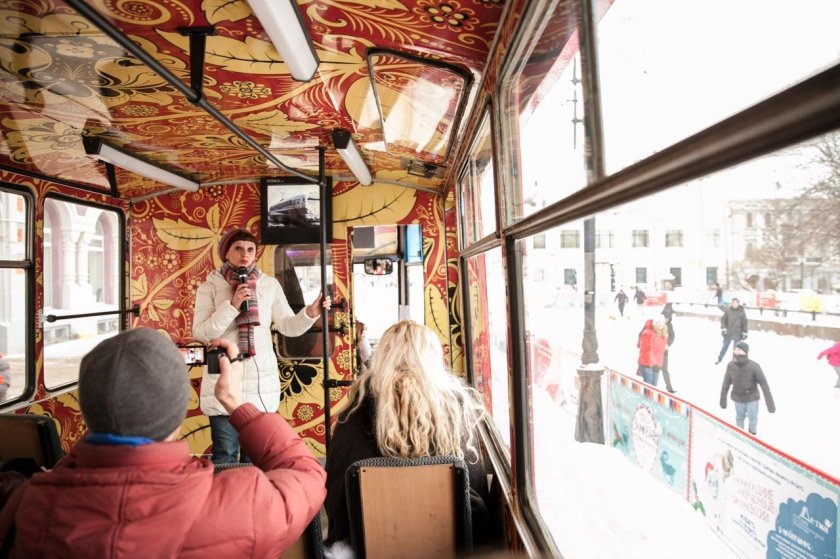 Новогодний экскурсионный трамвай