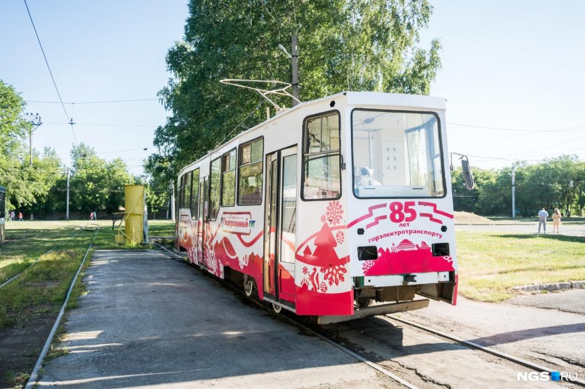 Экскурсионный трамвай в Новосибирске