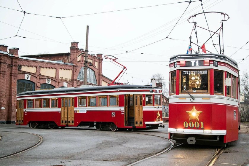 Экскурсионный трамвай т1 Санкт-Петербург