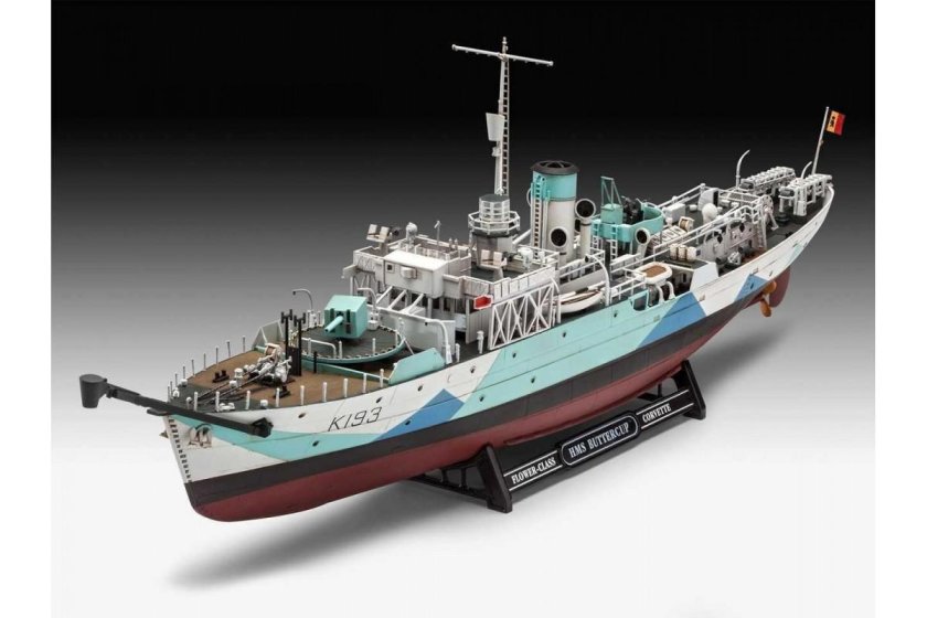 05158 Revell корабль Flower class Corvette "HMS Buttercup" (1:144)