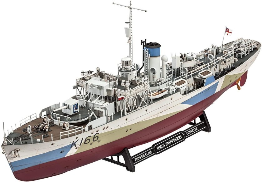 05158 revell корабль flower class corvette \ hms buttercup\ (1:144)