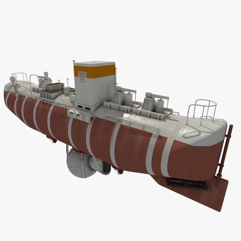 Глубоководный батискаф триест