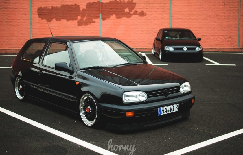 Volkswagen Golf mk3 черный