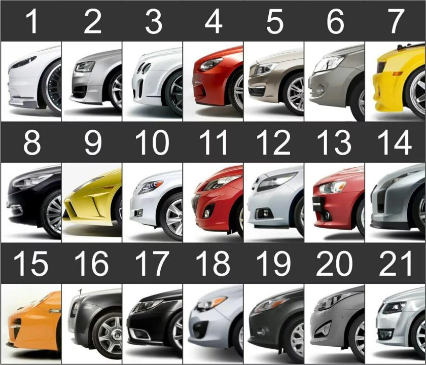 Марки автомобилей