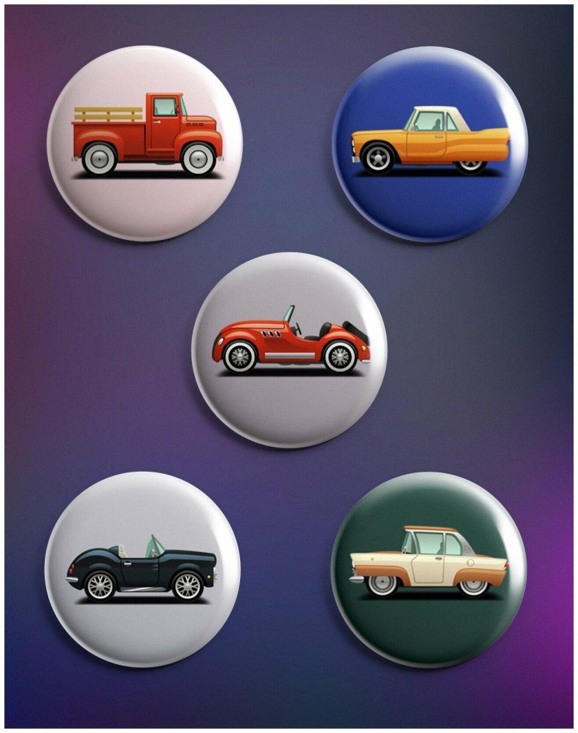 Значок машинка