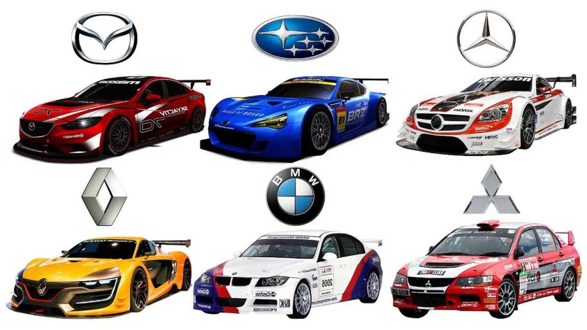 Марки автомобилей для детей
