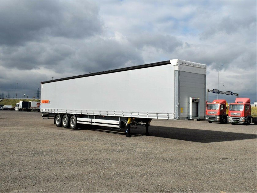 Шторный полуприцеп