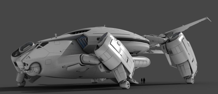 Реактивный конвертоплан концепт