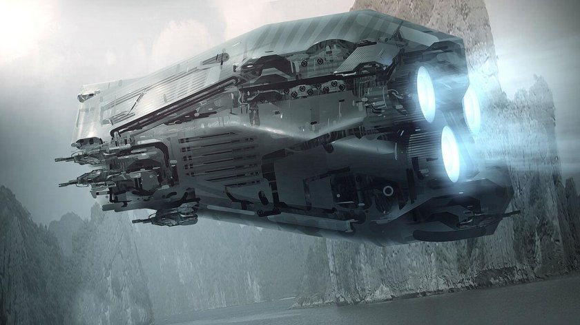 Titanfall 2 Concept Art корабль