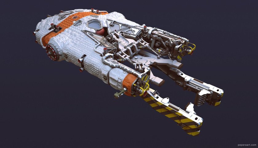 SPACEX Starship концепт арт