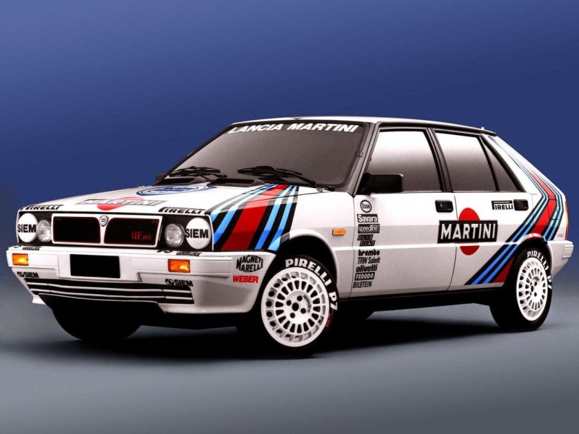 Lancia Delta HF integrale чертеж