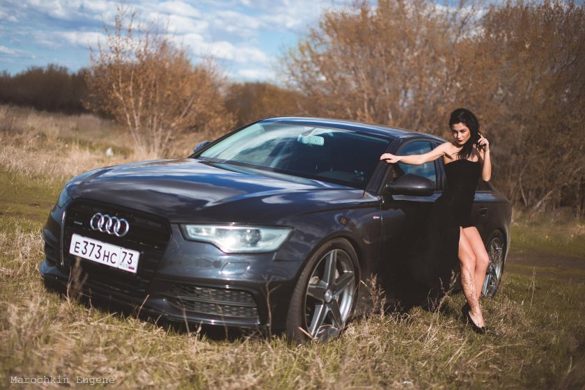 Ауди а4 б7 и девушки