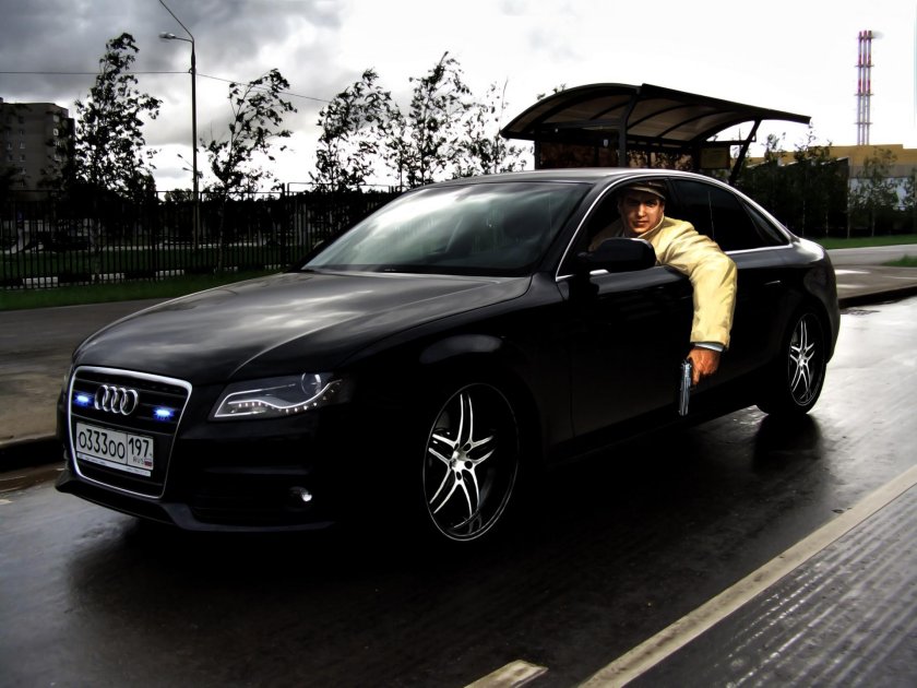 Ауди а4 бандитская