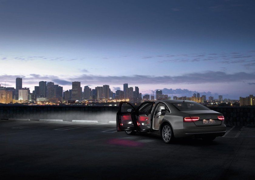 Ауди в городе