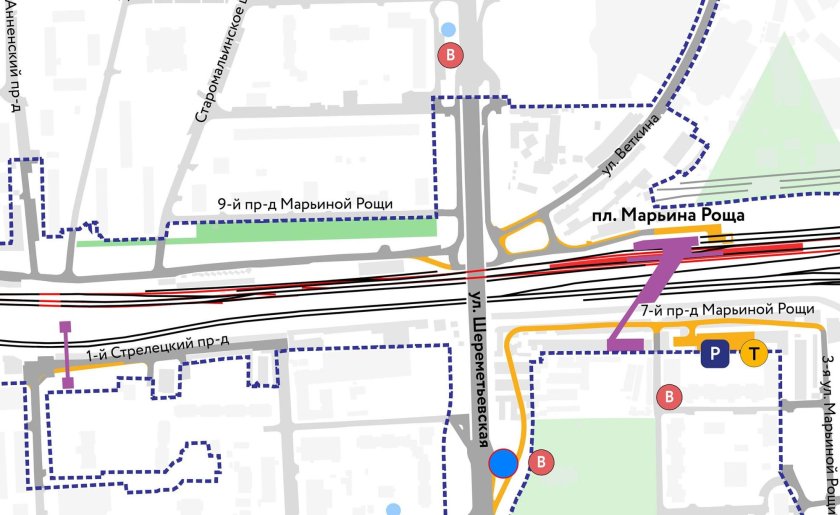 Станция Марьина роща МЦД