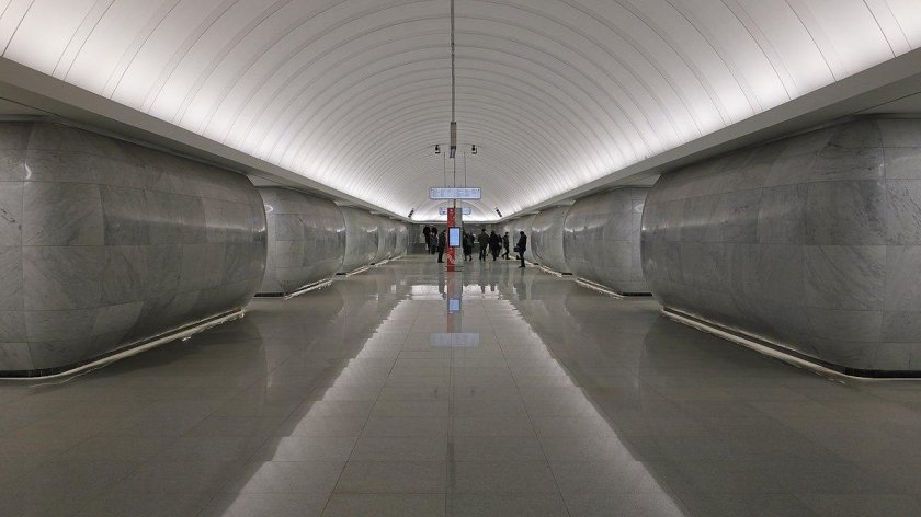 Марьина роща 130 метров БКЛ эскалатор