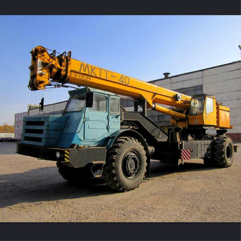 МОАЗ кран МКТТ 40