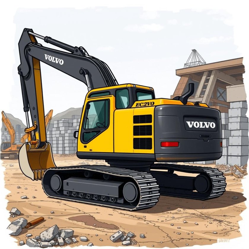 Экскаватор volvo