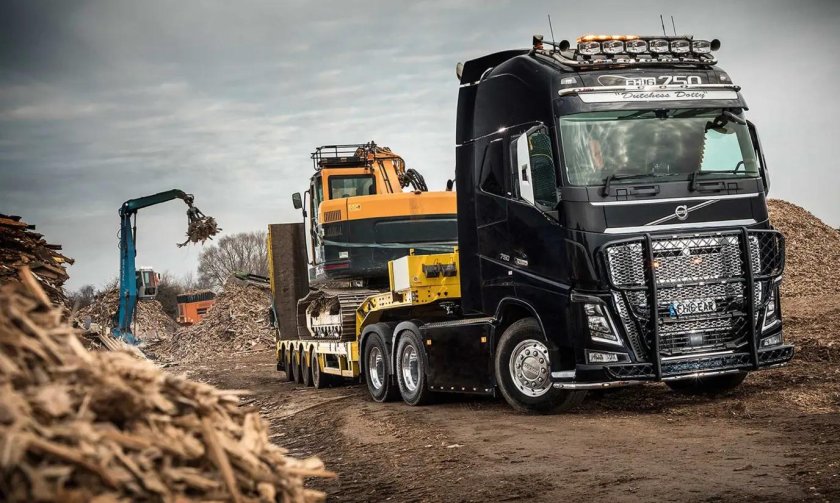 Volvo fh16 750 самосвал