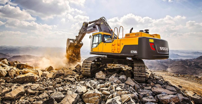 Volvo 750 экскаватор