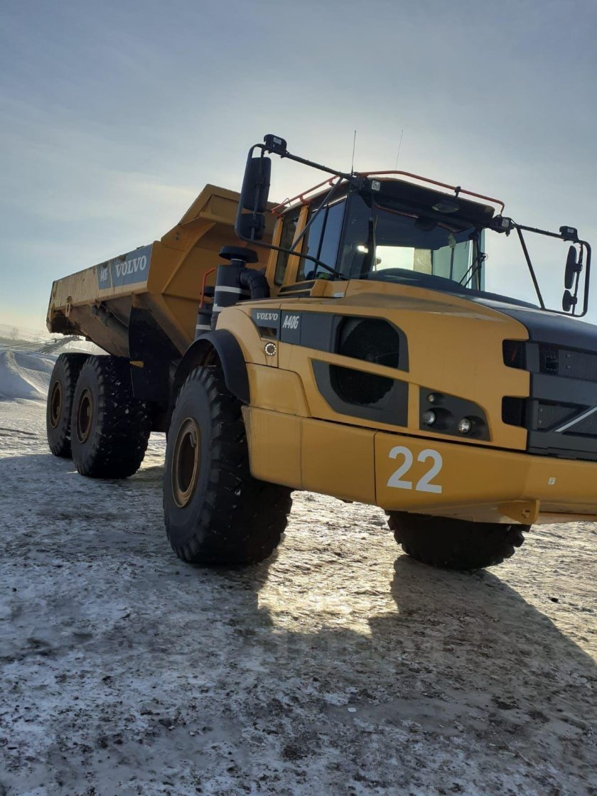 Вольво а40 сочлененный самосвал