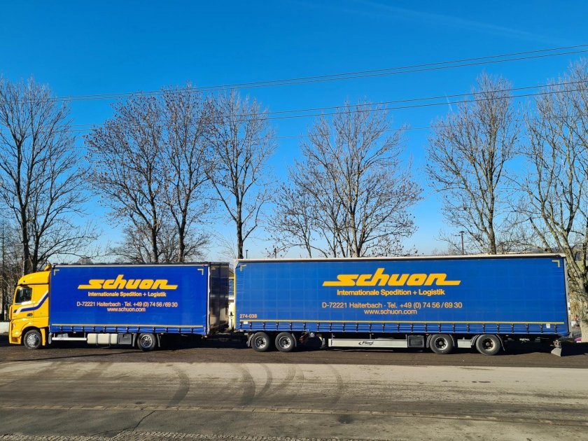 Автопоезда Германии