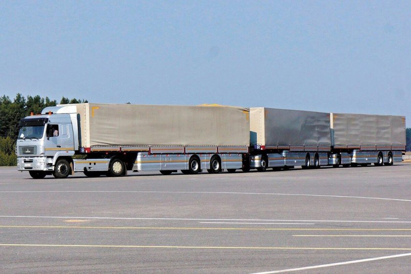 Маз 447137 автопоезд