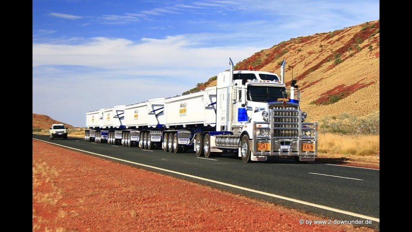 Грузовые автопоезда Австралии