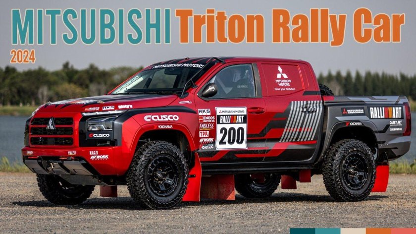 Mitsubishi triton rally