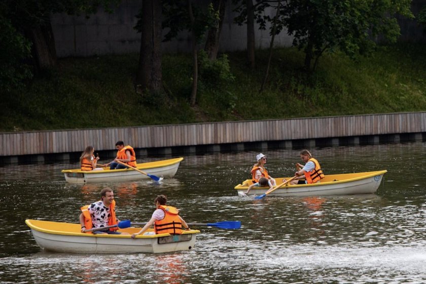 Лодочная станция Алые паруса ВДНХ