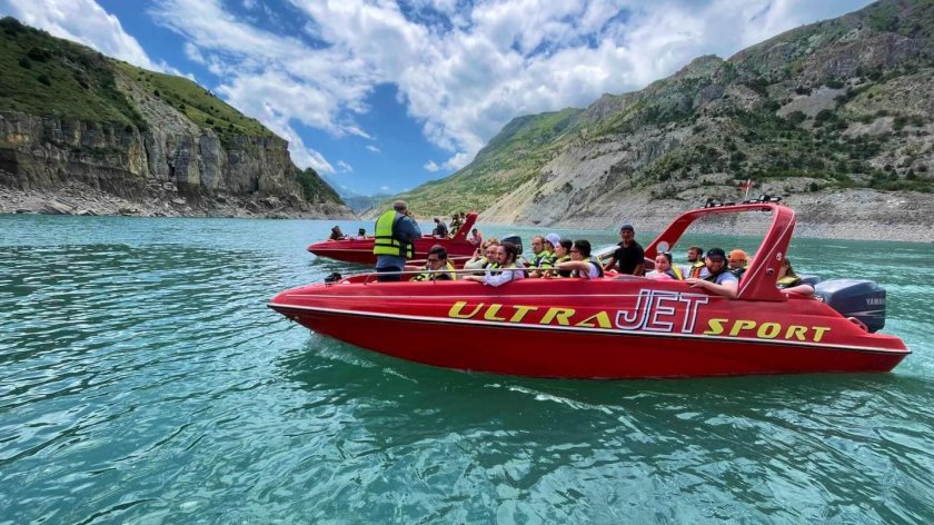 Сулакский каньон в Дагестане на катере