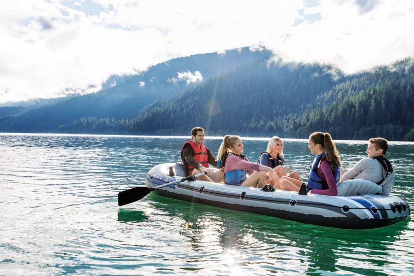 Интекс лодка excursion 5