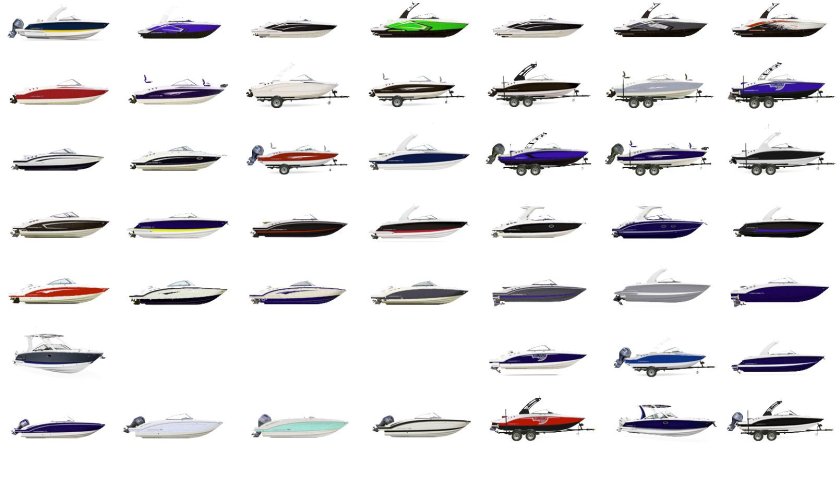 Расцветка катера